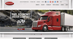 Desktop Screenshot of peterbilt.com